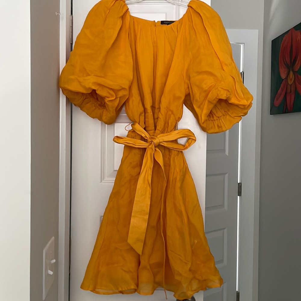 Banana Republic Gold Dress